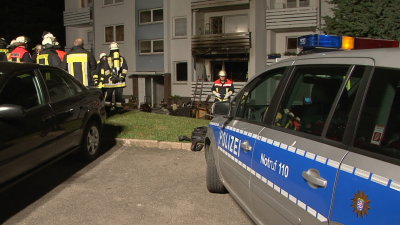 Feuer im Mehrfamilienhaus