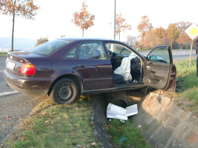 Zusammenstoß nach Vorfahrtsverletzung