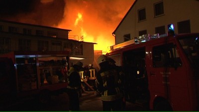 Großbrand in Remsfeld