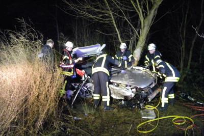 Schwerer Unfall auf der B83 bei Kassel