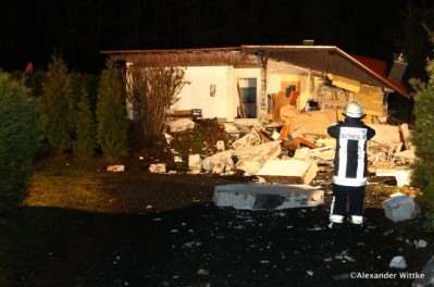 Haus Explodiert in Dautphetal