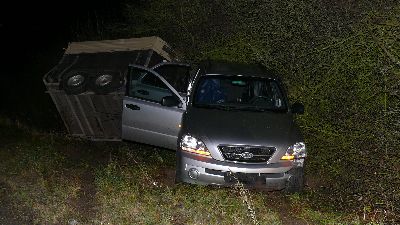 Glätteunfall bei Wolfhagen
