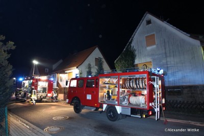 Kellerbrand in Jesberg – Zwei verletzte