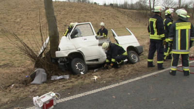 Schwerer Unfall bei Bad Emstal – Sechs verletzte