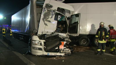 Tödlicher LKW Unfall auf der A44