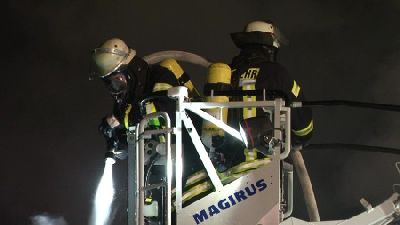 Brand in Kunststoffbetrieb