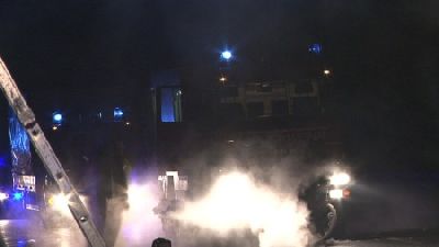 LKW-Brand auf der A5