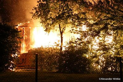 Großbrand im Salzlager