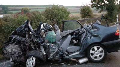 B253 – Zwei Tote nach Unfall bei Allendorf