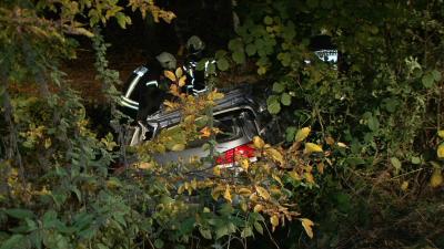 Schwere Rettung nach Unfall auf der B 496