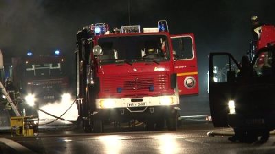 Wohnungsbrand – Acht Personen verletzt