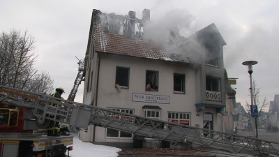 500.000 Euro Sachschaden nach Großbrand in der Innenstadt