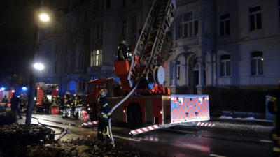 Dachstuhlbrand in Wiesbaden