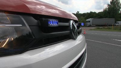 Auto überschlägt sich bei Ober Werbe