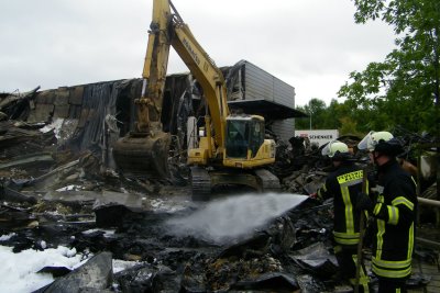 LKA untersucht die Brandruine
