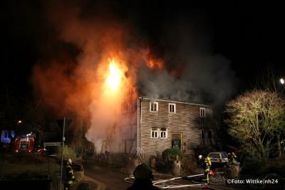 Minus 5 Grad – Fachwerkhaus in Merzhausen bei Brand zerstört