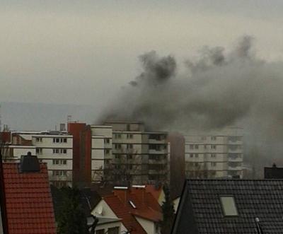 Ein Toter nach Hochhausbrand in Kassel