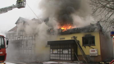 Kultdisco „Come In“  und Wohnhaus nach Brand zerstört
