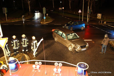 Unfall an Krankenhaus-Kreuzung – Vier Verletzte