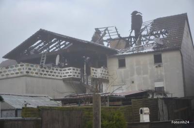Deckenfluter löste vermutlich Dachstuhlbrand aus