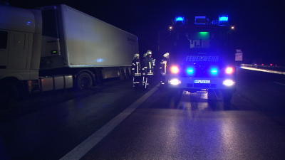 Unfall auf der A7 – LKW-Fahrer kommt ums Leben