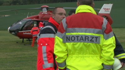 Wolfhagen: Reiterin von Pferd gestürzt – Rettungshubschrauber