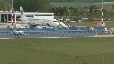 Landung und Start der Germania in Calden