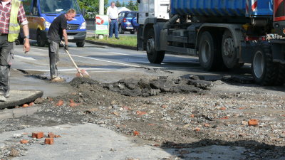 Druseltalstraße nach Wasserrohrbruch gesperrt