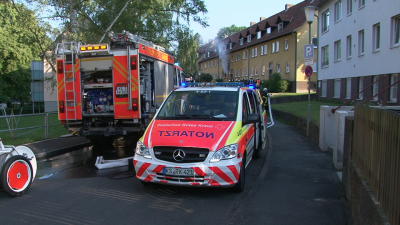 13 Verletzte nach Wohnhausbrand in Kassel