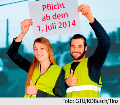Ab Juli Pflicht ! – Die Warnweste im Auto