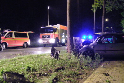 Tödlicher Unfall auf Konrad Adenauer Straße