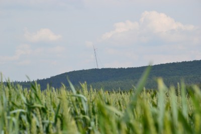 Fortschritt beim Bau des Windparks auf dem Rödeser Berg