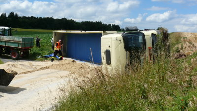 LKW-Unfall in Waldeck Frankenberg