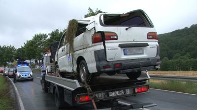 Unfall auf B 251 – Fahrer wie durch ein Wunder unverletzt