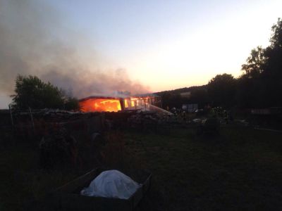 Vollbrand einer Scheune in Taunusstein – 500.000 Euro Sachschaden