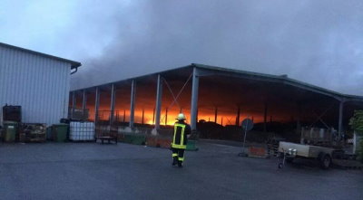 Großbrand in Mülldeponie – Hoher Sachschaden