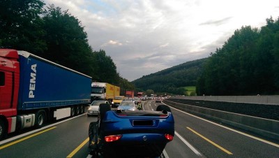 Unfall A7 – Fahrer unter Alkohol