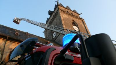 Wolfhagen: Neue Drehleiter bei Übung getestet