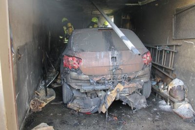 Garagenbrand in Babenhausen – 25.000 Euro Sachschaden