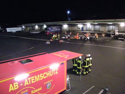 Gefahrgutunfall in Kassel auf Speditionsgelände
