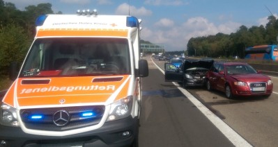 Auffahrunfall – Fünf beteiligte Fahrzeuge
