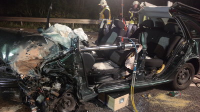 Tödlicher Unfall auf B7 bei Heli | Video