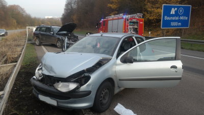 25.000 Euro Sachschaden nach Unfall auf A49 | Video