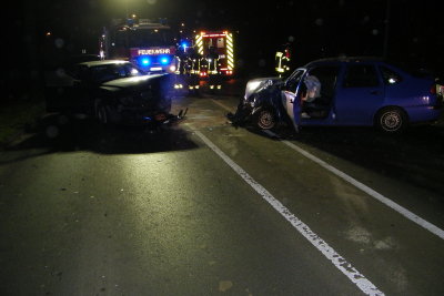 Unfall auf der Altenbaunaer Straße – Drei Verletzte