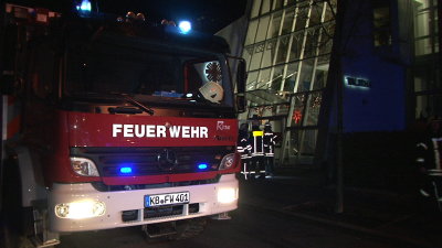Brandstiftung? Großeinsatz im Mutter Kind Klinik
