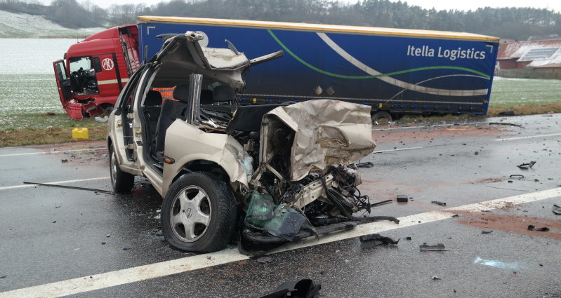 B 27: Tödlicher Unfall bei Eschwege