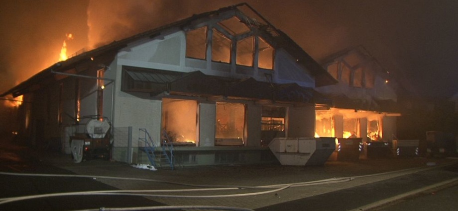 Großbrand in der Silvesternacht