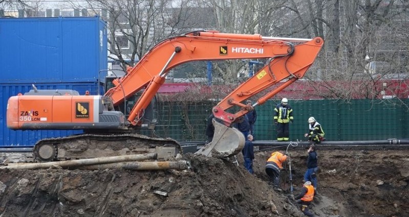 Rhein Main Halle – Gasleitung auf Baustelle beschädigt