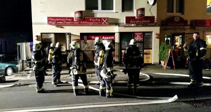 Friteuse brannte im Imbiss