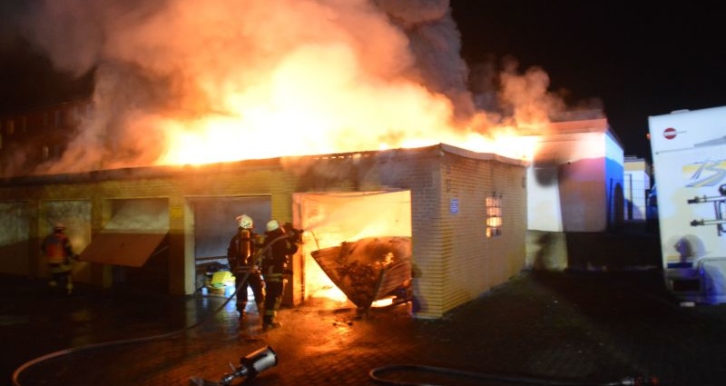 Garagenbrand in Baunatal